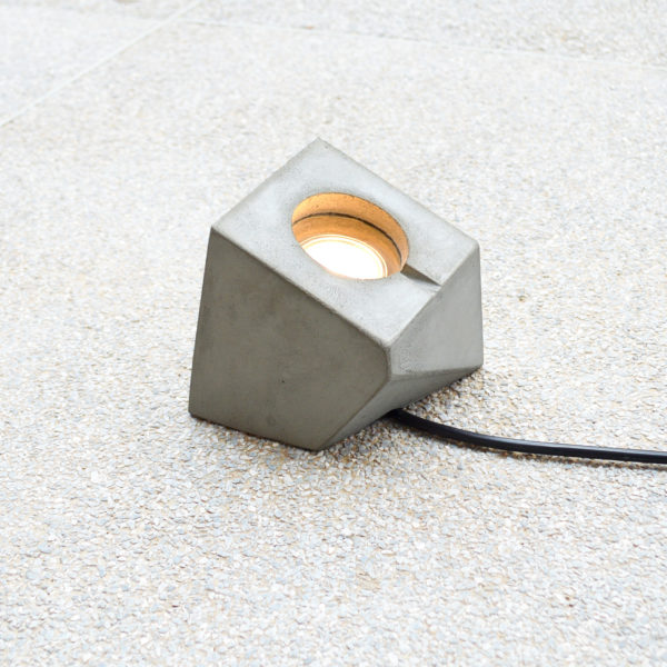 Petra luminária projetor de concreto para jardim