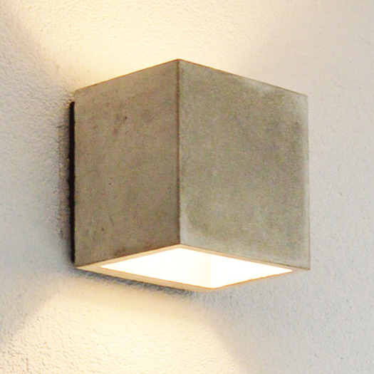 Aro arandela de concreto; luminária de concreto; luz indireta